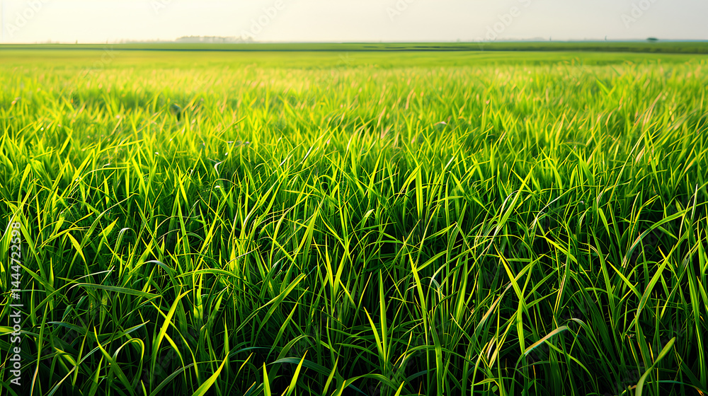Fototapeta premium Green grass field