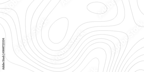 seamless pattern of curved geometric lines, geographic grid of line contour map, Topographic map and landscape terrain texture with pattern, Topography and geography map grid abstract backdrop.