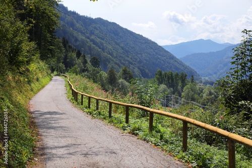 Long-distance bicycle route - Murradweg in Austria