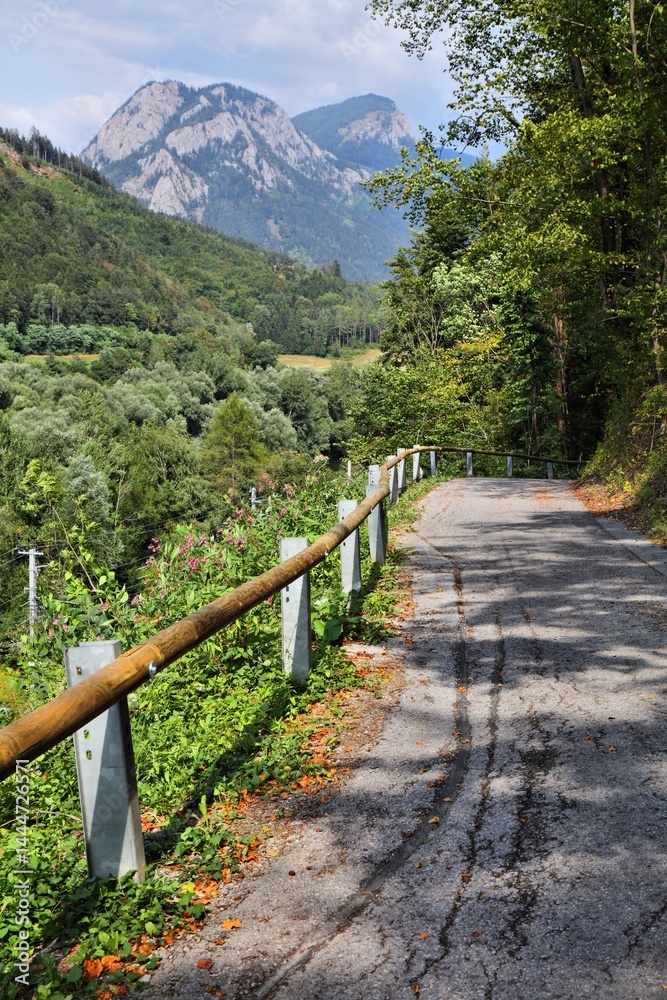 Murradweg cycling route in Austria