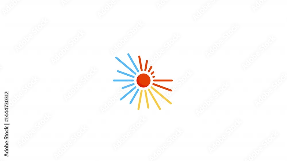 radial histogram icon animation