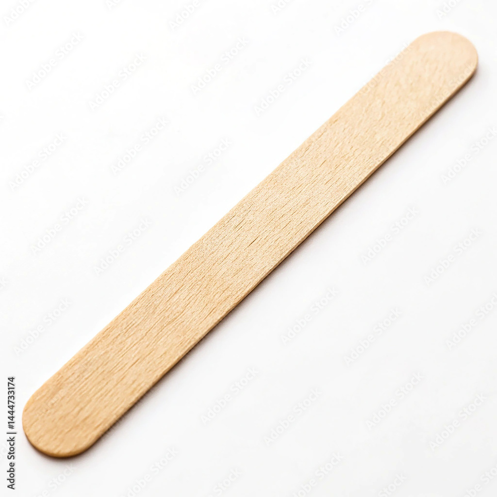 Tongue depressor stick on white background Tongue depressor stick on white background