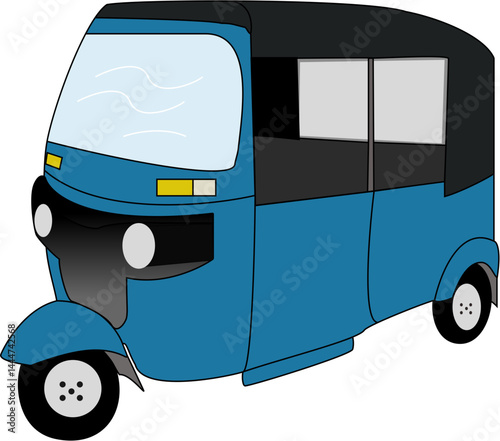 vector cartoon Bajaj