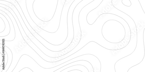 Topographic map lines background with black stripes, The concept of a geography scheme geometric lines backdrop, White wave paper curved reliefs abstract topographic contour map with geology concept.