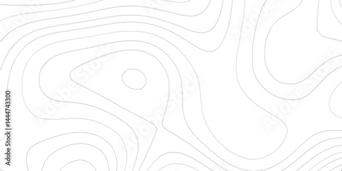 Topographic map lines background with black stripes, The concept of a geography scheme geometric lines backdrop, White wave paper curved reliefs abstract topographic contour map with geology concept.