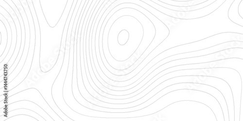 Topographic map lines background with black stripes, The concept of a geography scheme geometric lines backdrop, White wave paper curved reliefs abstract topographic contour map with geology concept.