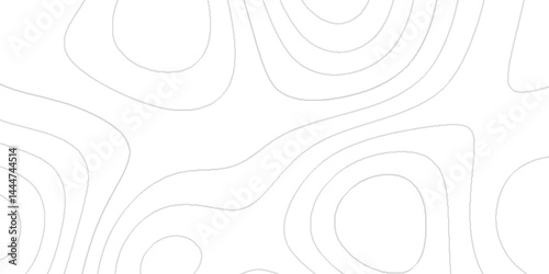Topographic map lines background with black stripes, The concept of a geography scheme geometric lines backdrop, White wave paper curved reliefs abstract topographic contour map with geology concept.