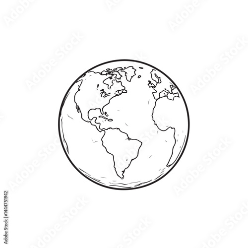earth globe vector