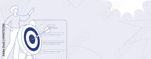 Virtual characters social communication concept business flat vector hand drawn illustration
