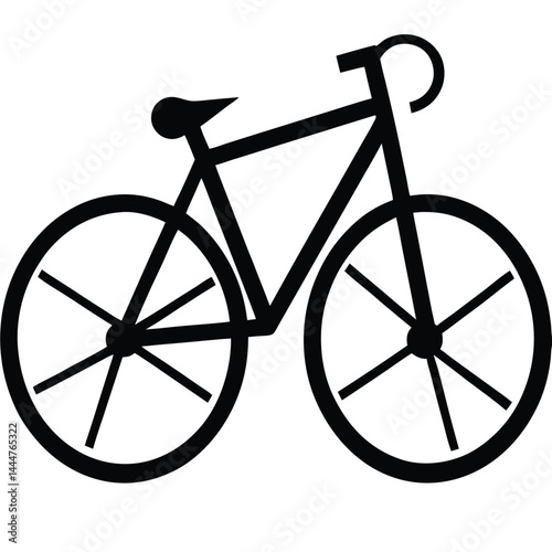 Bicycle Icon, black bicycle isolated on white. silhouette bike icon logo, bicycle icon , vector, bicycle icon , vector, cruiser bike icon line art vector, set of bicycle icons, collection of cycle.