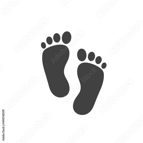 Baby Footprints: A pair of adorable baby footprints, symbolizing new beginnings, innocence, and the miracle of life.