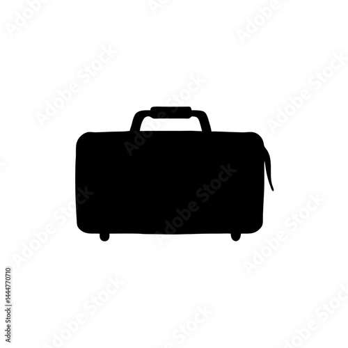 Rolling suitcase travel baggage