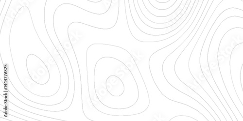 The black lines on white contours topography stylized abstract geographical map background, Contour maps, Topo contour map of geology, The concept of a conditional geography scheme with lines.