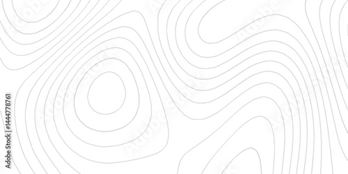 The black lines on white contours topography stylized abstract geographical map background, Contour maps,  Topo contour map of geology,  The concept of a conditional geography scheme with lines.