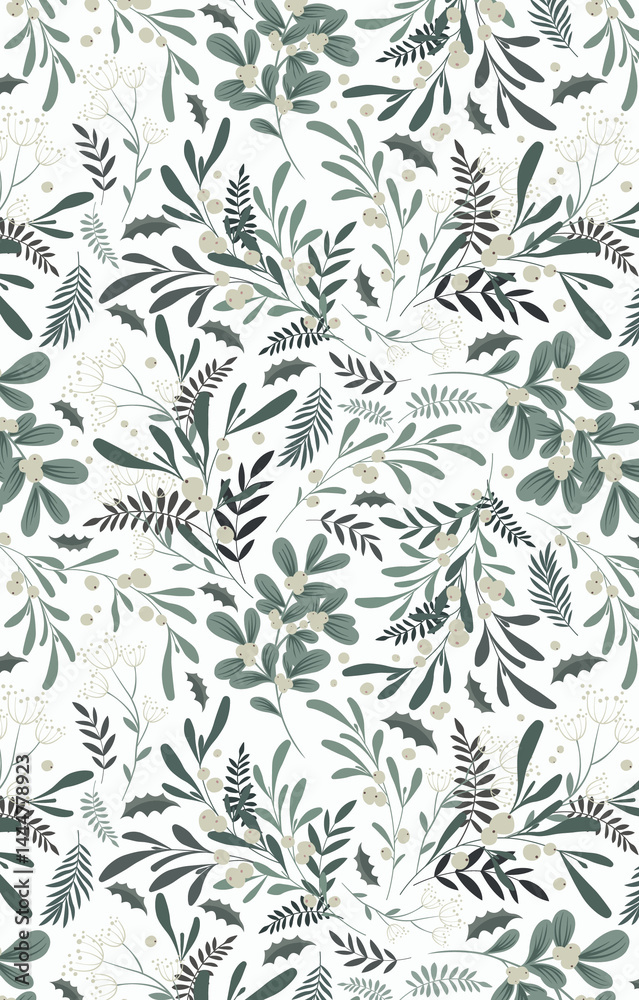 Fototapeta premium Beautiful leaf composition for Fabric or other things. 