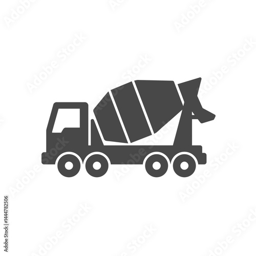 Cement Mixer Truck Icon