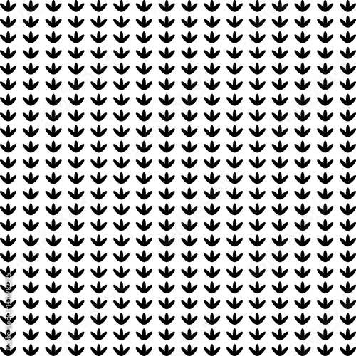 vector seamless pattern with small clover pattern decoration art fabric tile used pattern element monocgrome ornament decoration 