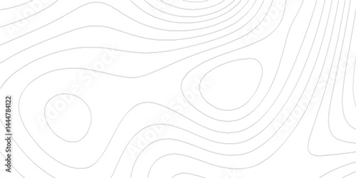 The black lines on white contours topography stylized abstract geographical map background, Contour maps, Topo contour map of geology, The concept of a conditional geography scheme with lines.