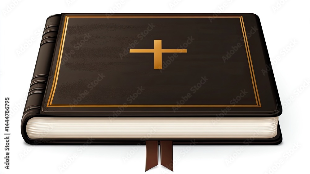 Obraz premium Holy Bible Faith with Spirituality, and Religious Book.