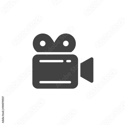 Vintage Film Camera Icon: A classic film camera icon, ready to capture the moment. 