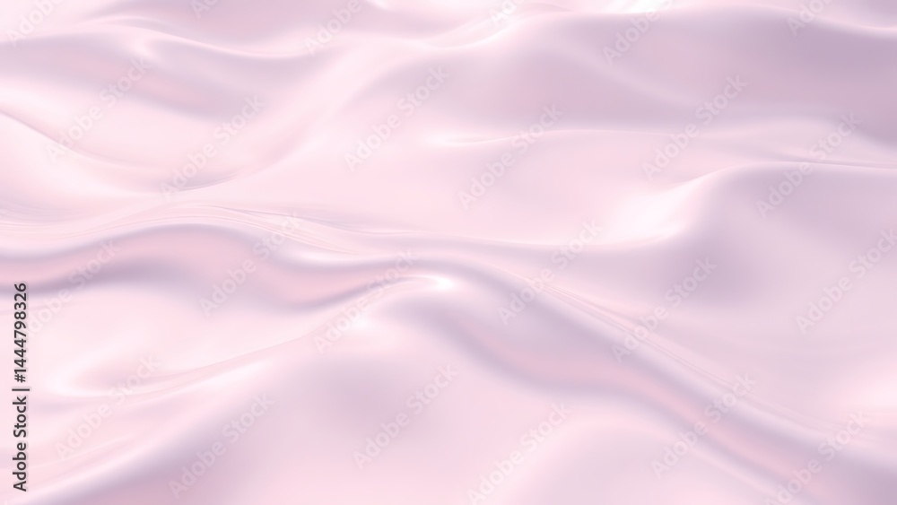 Obraz premium 輝くパールピンクの丘陵