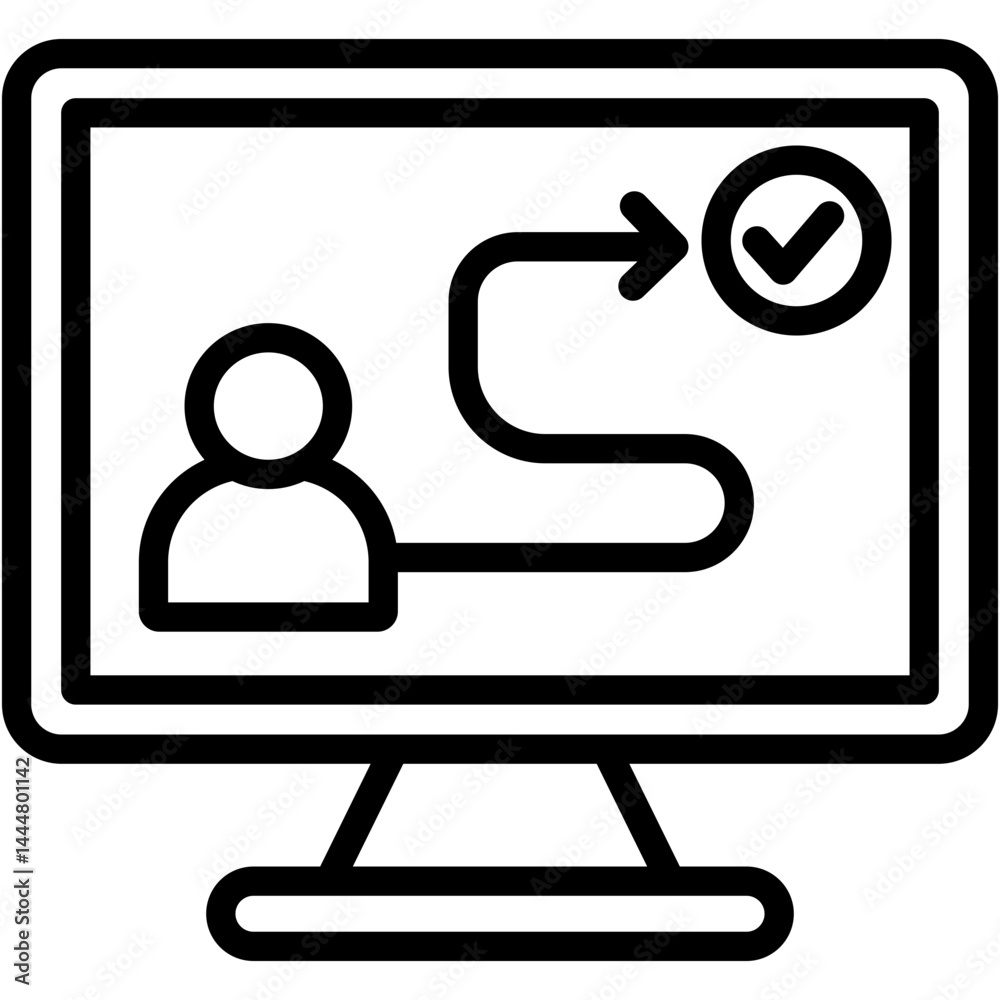 Customer Journey Icon