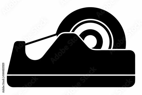 Tape Dispenser Classic Silhouette Vector Illustration