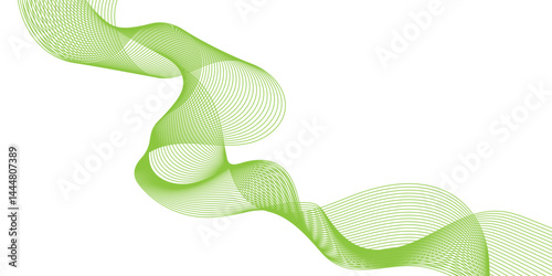 dynamic and digital technology abstract Smooth Flowing Dynamic Sound Wave Background, luxury and modern digital curved wave lines, modern background with wavy lines and particles arranging randomly.