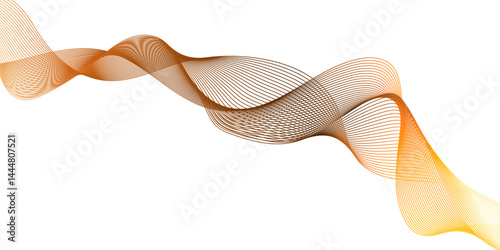 dynamic and digital technology abstract Smooth Flowing Dynamic Sound Wave Background, luxury and modern digital curved wave lines, modern background with wavy lines and particles arranging randomly.