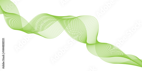 dynamic and digital technology abstract Smooth Flowing Dynamic Sound Wave Background, luxury and modern digital curved wave lines, modern background with wavy lines and particles arranging randomly.