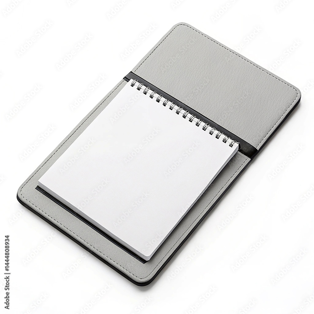 Digital notepad on white background Digital notepad on white background