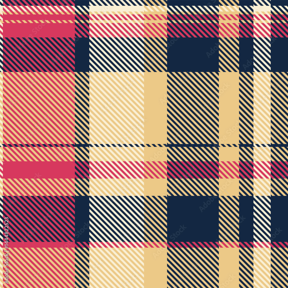 Vibrant plaid pattern in warm autumnal tones. Perfect for textile design, fashion, or website backgrounds. Vibrant plaid pattern in warm autumnal tones. Perfect for textile design, fashion, or website backgrounds.