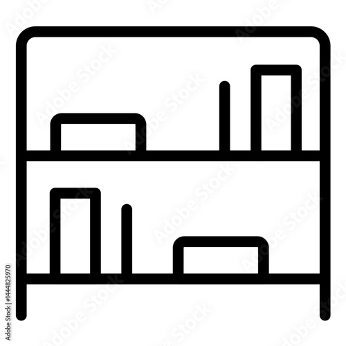 Shelf Line Icon Style