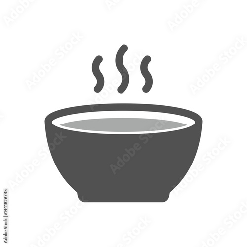 Hot Soup in Bowl