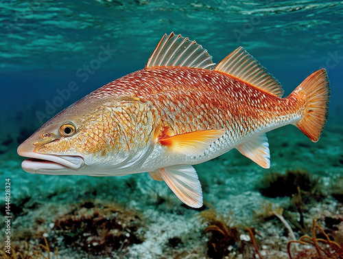 A vibrant image of a red dr...