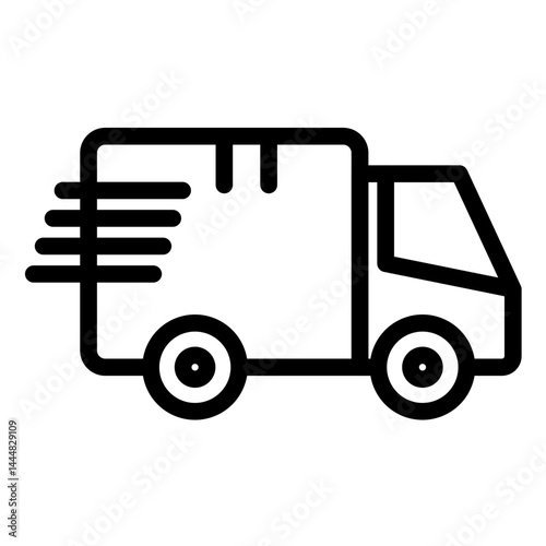 Delivery Line Icon Style