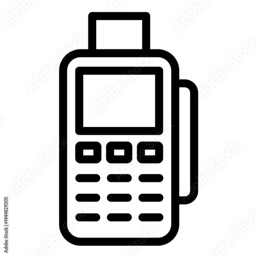 Pos Terminal Line Icon Style