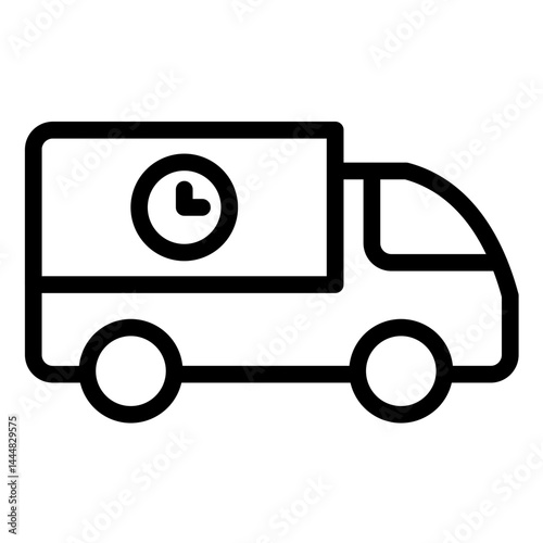 Delivery Line Icon Style