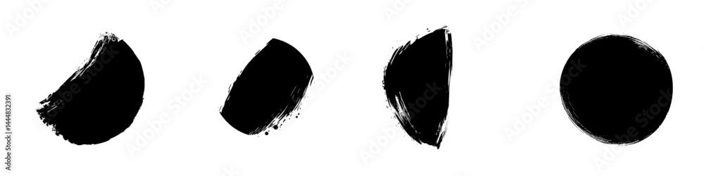 Silhouette pictograms showcasing various abstract shapes in a minimalist style for creative design elements Silhouette pictograms showcasing various abstract shapes in a minimalist style for creative design elements