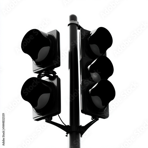 traffic light silhouette , ...