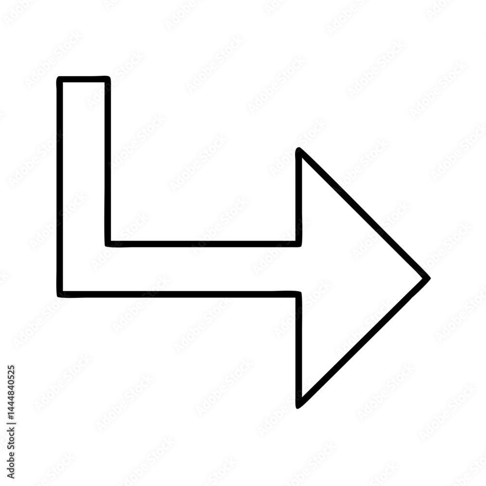 arrow icon, arrow vector illustration-simple illustration of arrow, perfect for arrow logos and icons