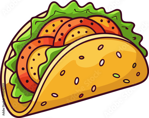 Food Doodle Sketch Icon, with vegetables illustration,  Vector clipart isolated background