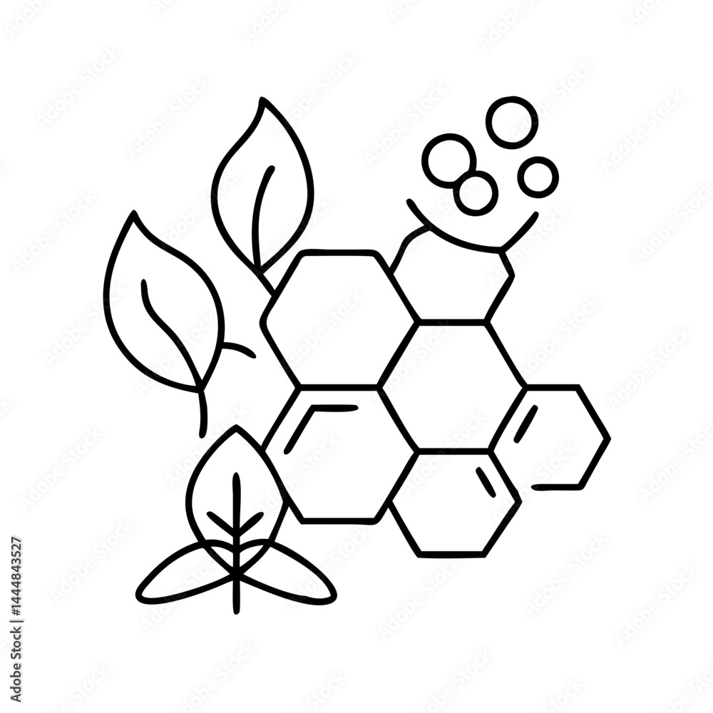 Fototapeta premium bio elements icon, bio elements vector illustration-simple illustration of bio elements, perfect for bio elements logos and icons