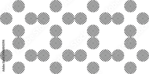 Geometric seamless pattern of stripes of squares. Optical illusion effect. Abstract texture . Vector illustration.