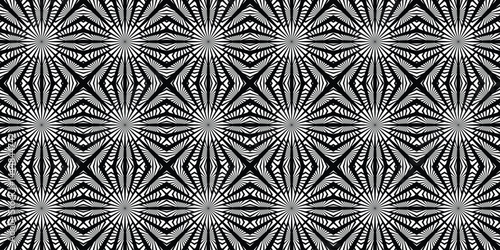 Geometric seamless pattern of stripes of squares. Optical illusion effect. Abstract texture . Vector illustration.