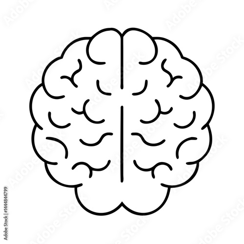 brain icon, brain vector illustration-simple illustration of brain, perfect for brain logos and icons