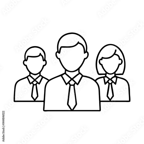 Wallpaper Mural business people icon icon, business people icon vector illustration-simple illustration of business people icon, perfect for business people icon logos and icons Torontodigital.ca