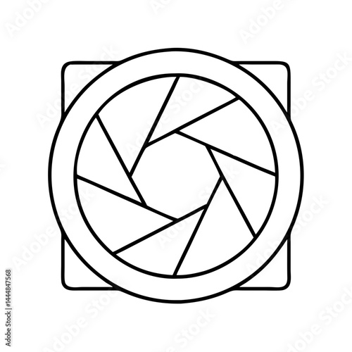 camera shutter icon icon, camera shutter icon vector illustration-simple illustration of camera shutter icon, perfect for camera shutter icon logos and icons