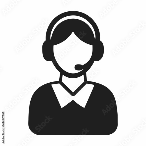Customer Service icon on white background