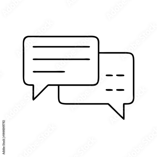 chat flat icon icon, chat flat icon vector illustration-simple illustration of chat flat icon, perfect for chat flat icon logos and icons